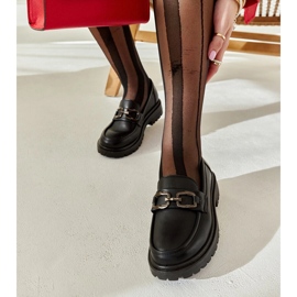 Crne mokasine s oprugama i kopčama crna 2