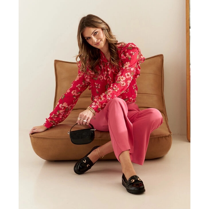 Crne lakirane mokasine Prussia crna 2