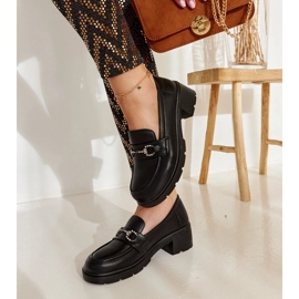 Grisel mokasine od eko kože crne boje crno 1