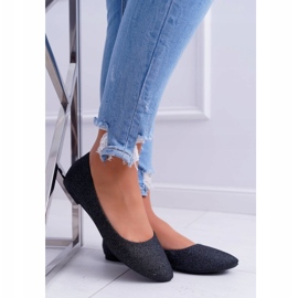 Seastar Ženske balerinke Glitter Black Fifi crna 2