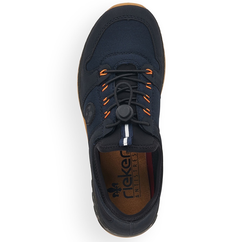 Udobne ženske sportske cipele slip-on, tamnoplave, Rieker M0564-14 plava 2