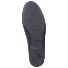 Kožne udobne ženske cipele s lancem crne Remonte D0K00-00 crno 5