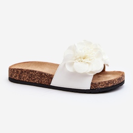 Ženske Lulania japanke s bijelim cvjetovima bijela 1