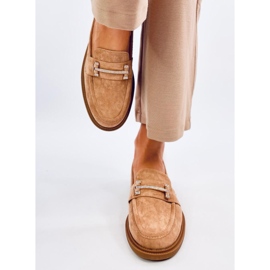 Ferdis Khaki ženske mokasine bež 1