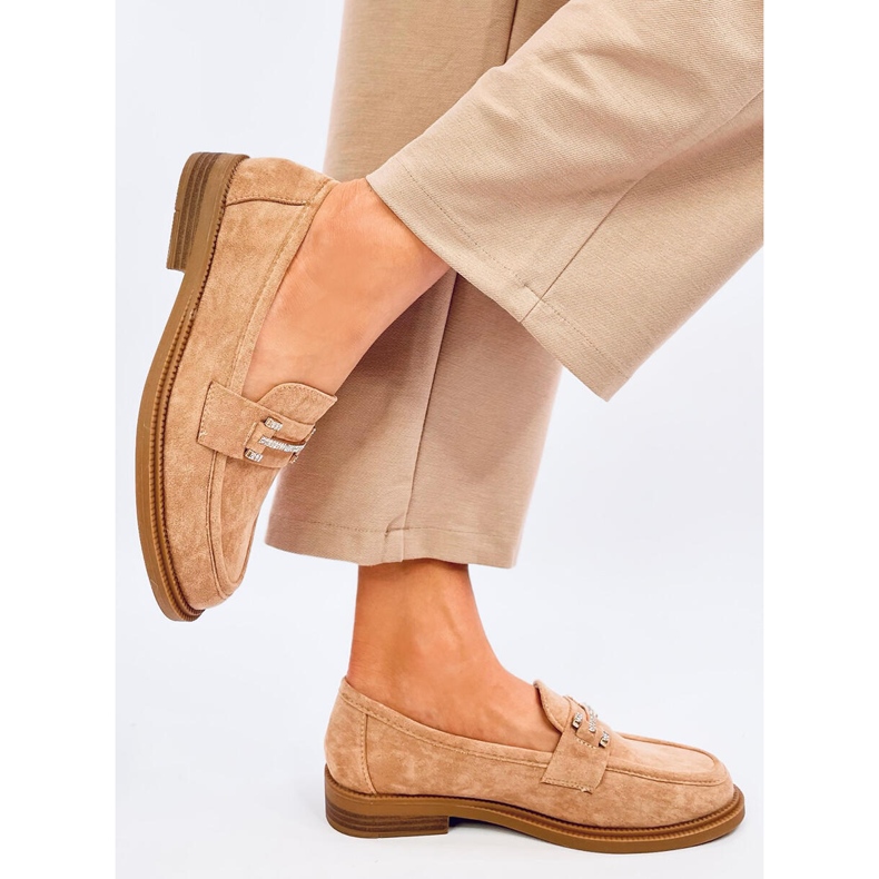 Ferdis Khaki ženske mokasine bež 2