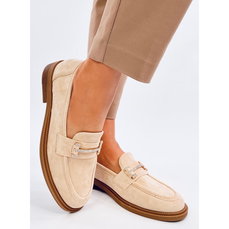 Ferdis Beige ženske mokasine bež 2