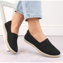 Ženske crne slip-on espadrile Potocki 16308 crna 1
