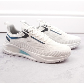 Muške bijele sportske cipele na vezanje Big Star NN174374 bijela 1