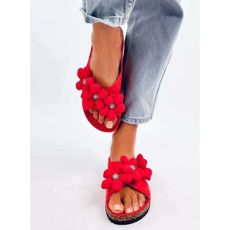 Japanke od pluta s jastučićima Charss Orange naranča 1