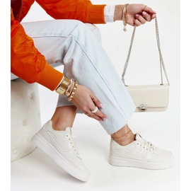 Bež tenisice na Mentha platformi 1