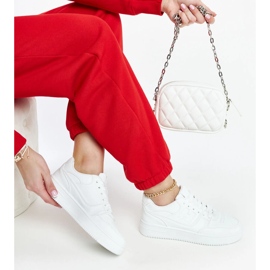 Bijele tenisice na Mentha platformi bijela 1