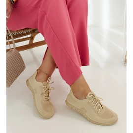 Bež tenisice od tkanine Erminio 1