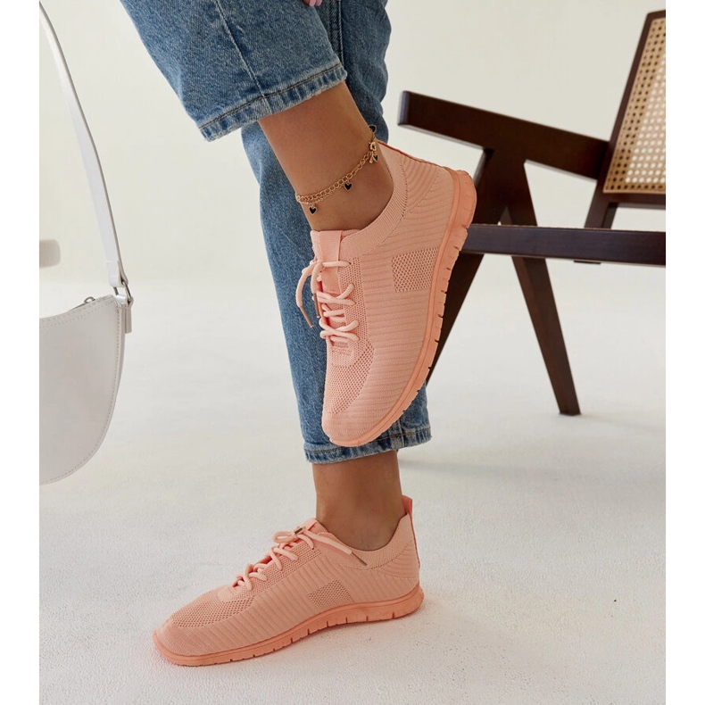 Ružičaste tenisice od tkanine Erminio ružičasta 2