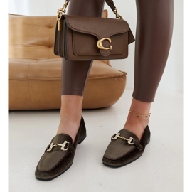 Fabrizia zelene baršunaste mokasine sa kamenčićima zelena 2