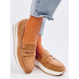 Pacifs Camel mokasine na klin smeđa 1