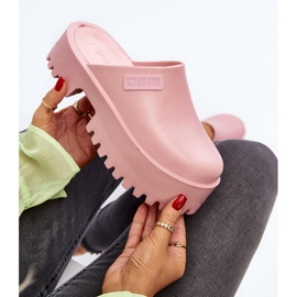 Ženske japanke na masivnom potplatu Big Star NN274020 Pink ružičasta 2