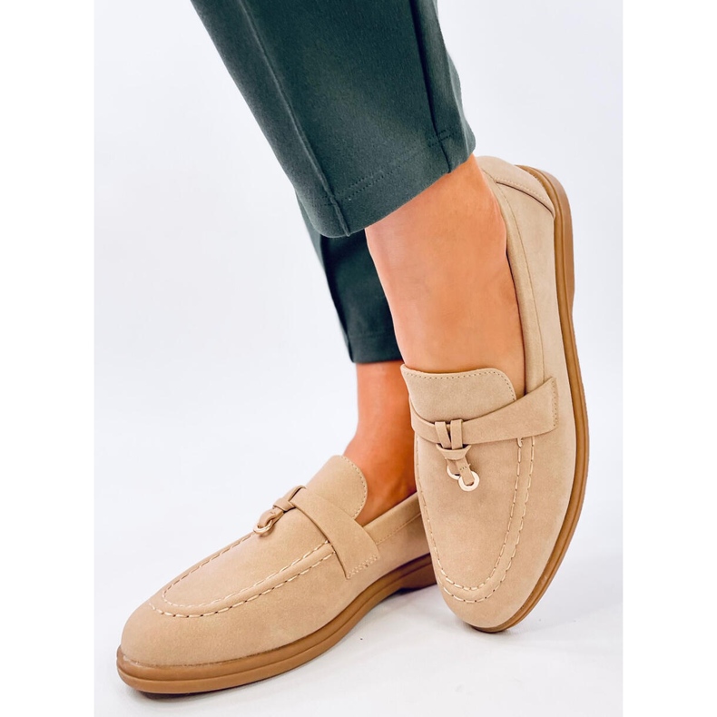 Antonisa Khaki ženske mokasine bež 2