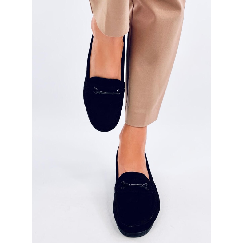 Indijske crne natikače na klin crno 1