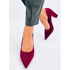 Verizon Wine cipele na štiklu crvena 1