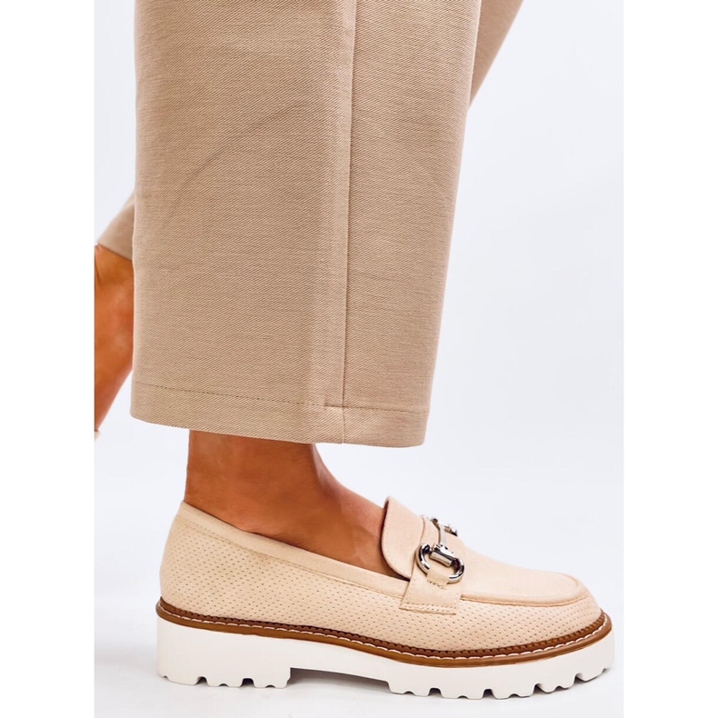 Clays Beige ženske mokasine bež 1
