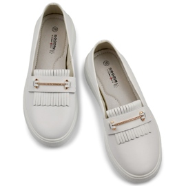 Ženske bijele kožne cipele bijela 1