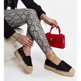 Crne Danica espadrile s platformom crna 1
