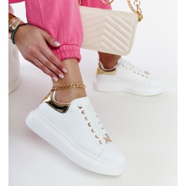 Bijele tenisice na platformi GOE LL2N4011 bijela 1