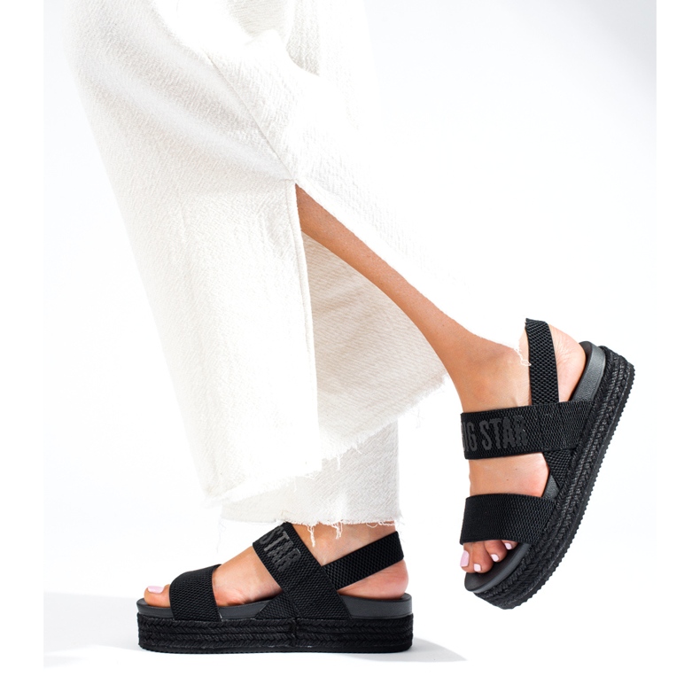 Ženske sandale Big Star LL274856 crne crno 2