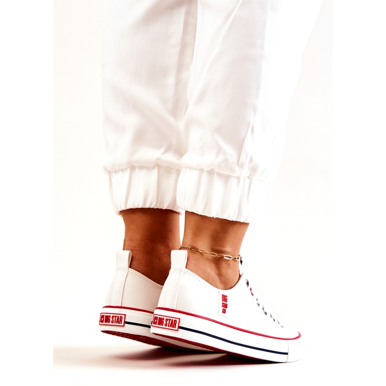 Kožne tenisice Big Star JJ274130 Bijele bijela 3