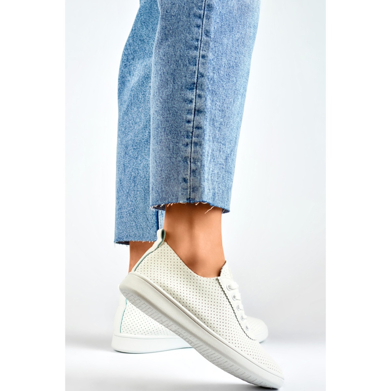 Bijele ažur tenisice za žene, ažur tenisice bijela 2