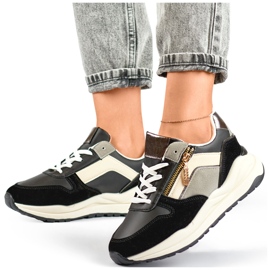 Ženska casual sportska obuća, crne tenisice crna 2