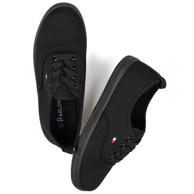 Crne tenisice sa crnim đonom, ženske tenisice crno 1