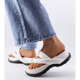 PA1 Bijele sandale s platformom iz Lachapelle bijela 2