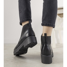 Klasične crne čizme s elastičnim Santacruzom crna 1