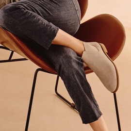 Marco Shoes Suede Chelsea čizme s gumom 2210B-813-1 bež 1