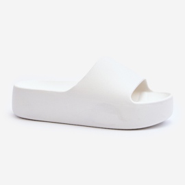 Ženske japanke s debelim potplatom, bijela Oreithano 1