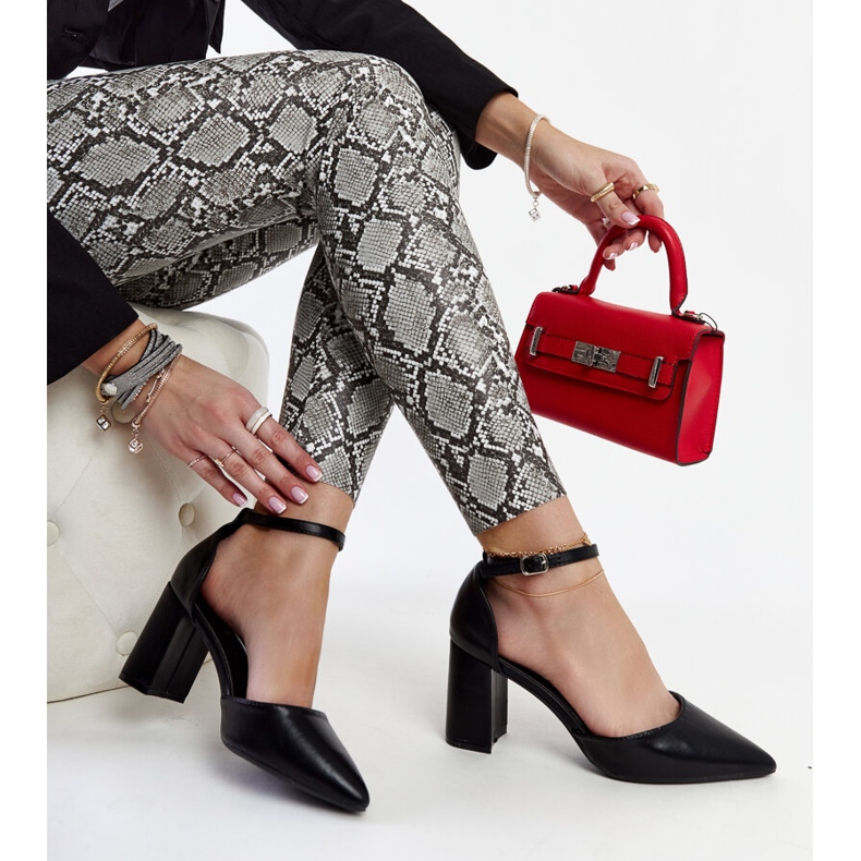 Crne Artje salonke na visoku petu crna 1