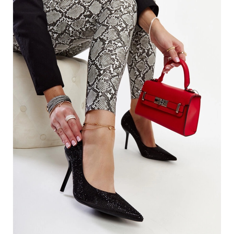 Crne Liena salonke s visokom petom crno 1