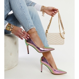 Pink metalik Wines stilettos ružičasta 1