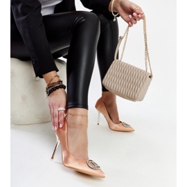 Svijetlo ružičaste štikle s Elife cirkonima ružičasta 1