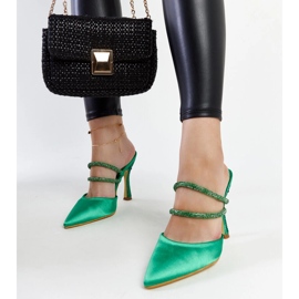 Zelene Raffaelina japanke na visoku petu zelena 1