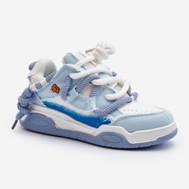 Ženske tenisice s debelim vezicama, plava Miatora 1