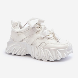 Ženske tenisice s debelim potplatom, bijele Ellerai bijela 1