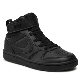 Nike tenisice Court Borough Mid 2 Jr CD7783-001 crna 1