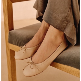Marco Shoes Passo baletanke bež 1