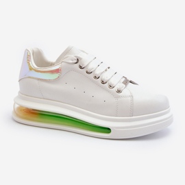 Ženske kožne tenisice GOE NN2N4029 Bijele bijela 2