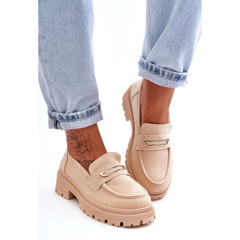 Seastar Ženske natikače od brušene kože bež Pure Love 3