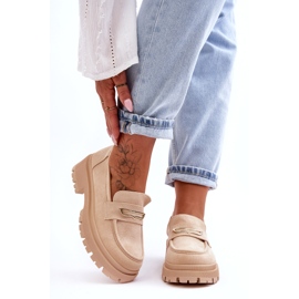 Seastar Ženske natikače od brušene kože bež Pure Love 2