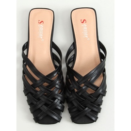 Seastar Loretta Black pletene ženske papuče crna 1