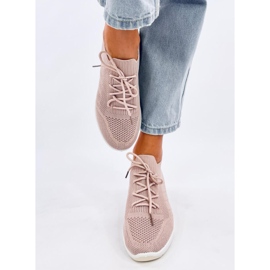 Croft Pink sportske cipele na wedge ružičasta 1